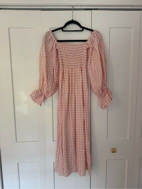 lined satin dress Nova Satin Dress